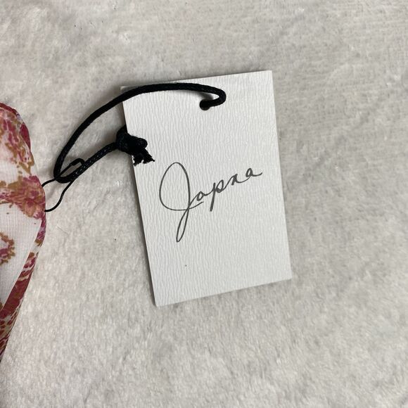 Japna Boho Maxi Dress Pink Bloom Halter Paisley Peasant CottageCore Sz XS NWT - Picture 3 of 5